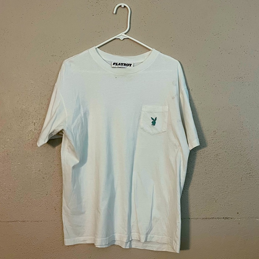 White PlayBoy Shirt